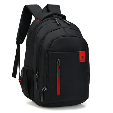 mochilas instituto grandes negro y rojo